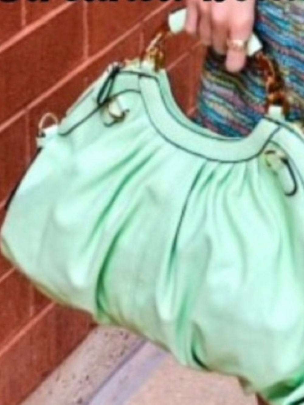 The mint purse… fun beautiful colored bag